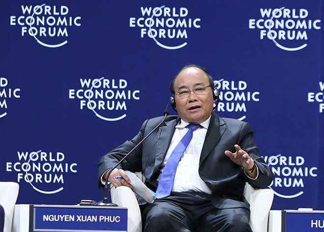 Thủ tướng Chính phủ Nguyễn Xuân Phúc phát biểu tại phiên thảo luận “Tầm nhìn mới khu vực Mekong” chiều 12/9