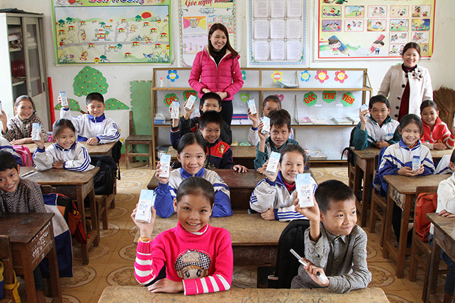 Chương trình sữa học đường quốc gia nếu được triển khai tốt sẽ có tác động rất lớn đối với trẻ em, đặc biệt là trẻ khó khăn