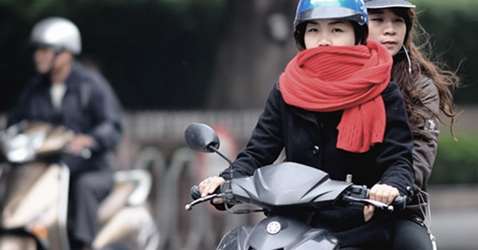 Không khí lạnh tăng cường, Hà Nội rét 14 độ