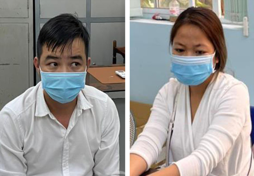 Phong và Trân tại cơ quan Công an