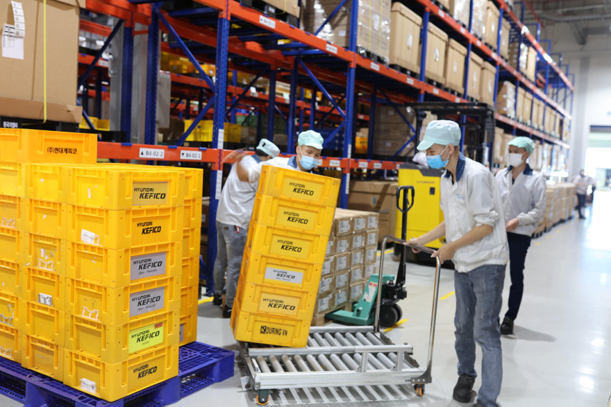 Nhiều DN lạc quan về số đơn hàng cuối năm Ảnh: Như Ý 