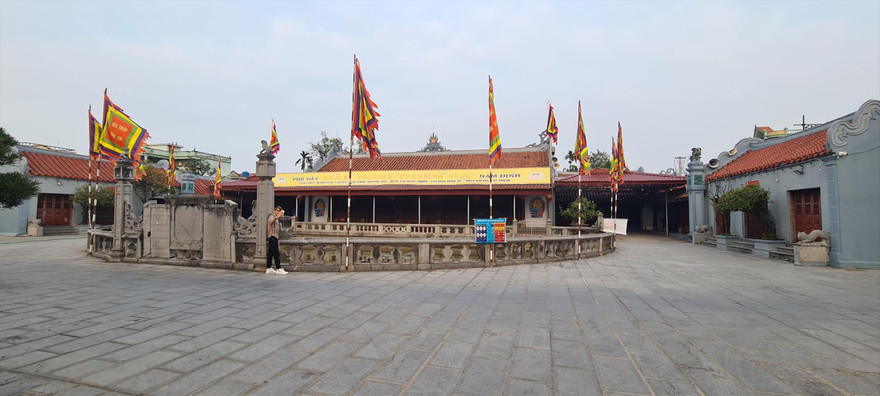 Phủ Tiên Hương, nơi được Cục Di sản ra văn bản cho phép treo biển tên di tích khác với tên do Bộ VH-TT&DL đặtẢnh: Hoàng Long