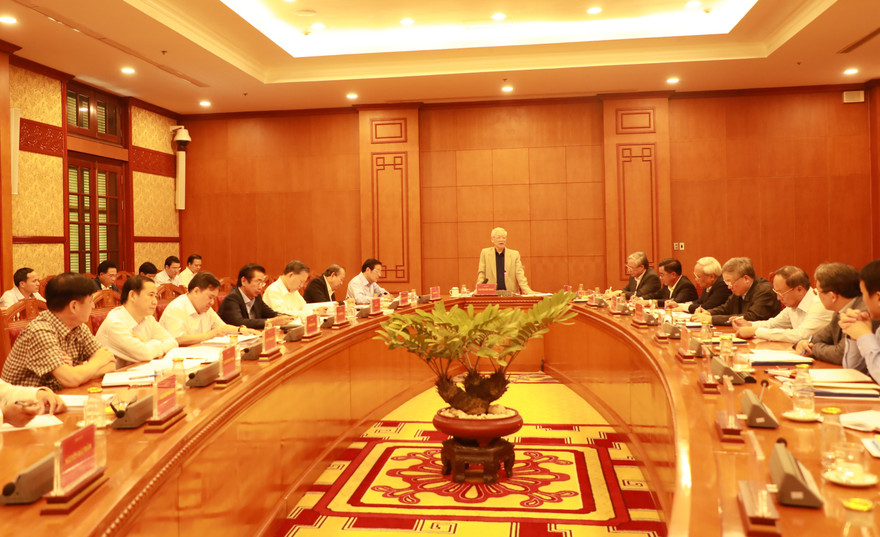 Những phiên họp của Ban Chỉ đạo T.Ư về PCTN do Tổng Bí thư Nguyễn Phú Trọng chủ trì trong khóa XII đã góp phần đẩy nhanh tiến độ xử lý các vụ án, vụ việc tham nhũng phức tạp được dư luận xã hội quan tâm Ảnh: T.H