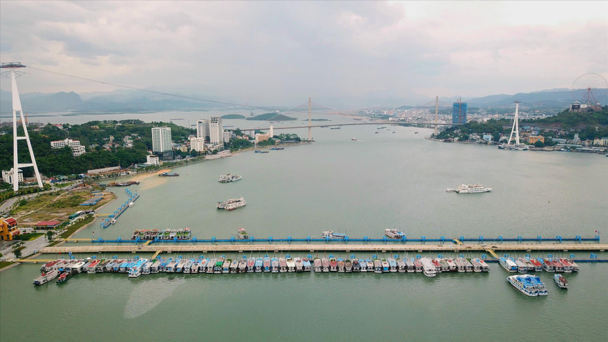 Thí điểm chuyển đổi 30 tàu du lịch trở thành nhà hàng nổi trên vịnh Hạ Long. Ảnh: Hoàng Dương