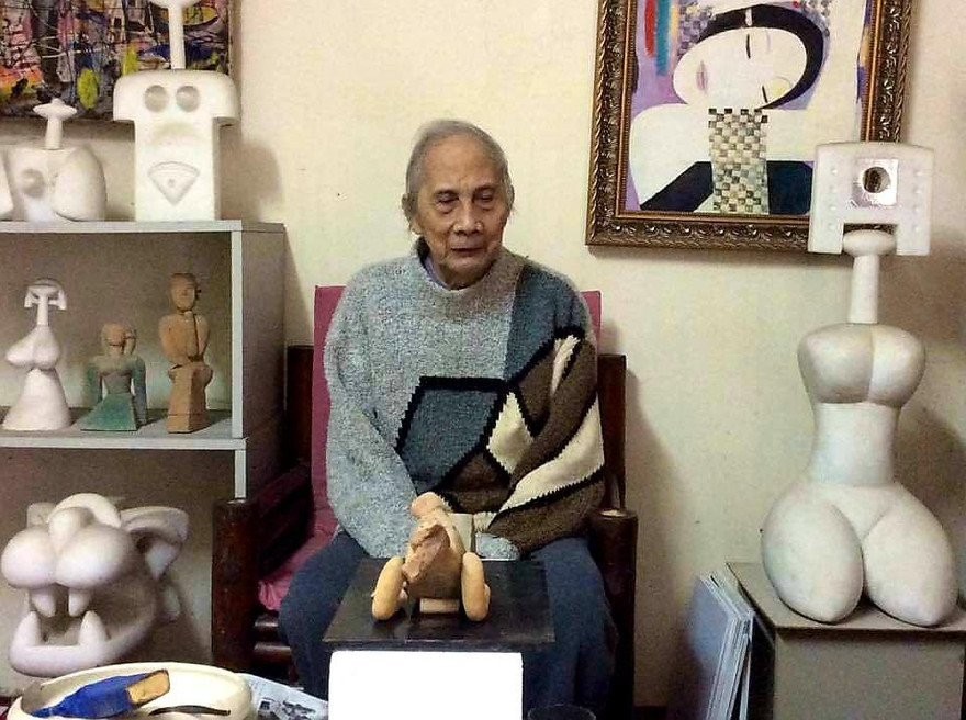 Nhà điêu khắc Lê Công Thành Ảnh: Tư liệu gia đình