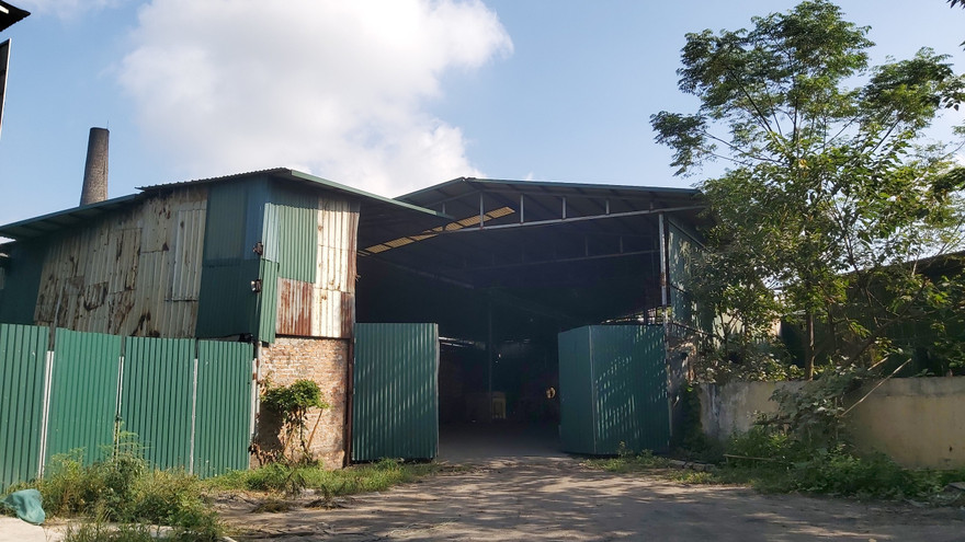 Nhà xưởng mọc tràn lan khu vực bãi Ga, xã Việt Hùng