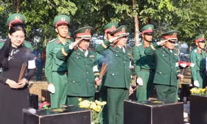 Đồng Nai truy điệu, an táng 29 hài cốt liệt sĩ