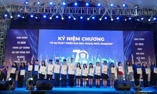 “Giai điệu Tự hào”: Đêm nhạc tôn vinh hành trình 70 năm rực rỡ của Trường Đại học Ngoại ngữ