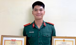 Từ chàng trai trượt nguyện vọng quân đội đến thủ khoa Trường Sĩ quan Đặc công