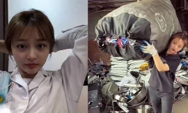 Cô gái ngày làm chuyên viên ở bệnh viện, tối thu gom phế liệu