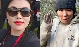 Cô gái ngã quỵ sau thử thách 36 ngày sống hoang dã trong rừng