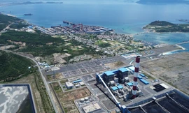 Nhà máy nhiệt điện Sumitomo đang hoạt động trong KKT Vân Phong