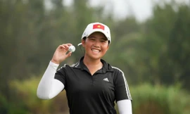 Arena Trần ghi eagle ấn tượng tại hố số 2, par 4 Ảnh: Mạnh Thắng