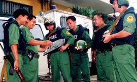 Lực lượng CSHS đặc nhiệm thuộc Phòng CSHS Công an TP Hà Nội