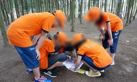 Một số gia đình có điều kiện cho con tham gia trai hè quốc tế Nguồn: Phạm Thu Hà