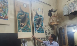 Trong căn phòng của nghệ nhân Lê Đình Nghiên