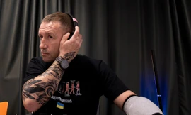 Cựu chiến binh Dmytro Melnik