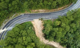 Sạt lở tại khu vực đèo Prem, Lâm Đồng, ngày 17/11 