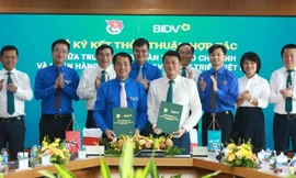 Đoàn Thanh niên BIDV kí kết thỏa thuận hợp tác với T.Ư Đoàn