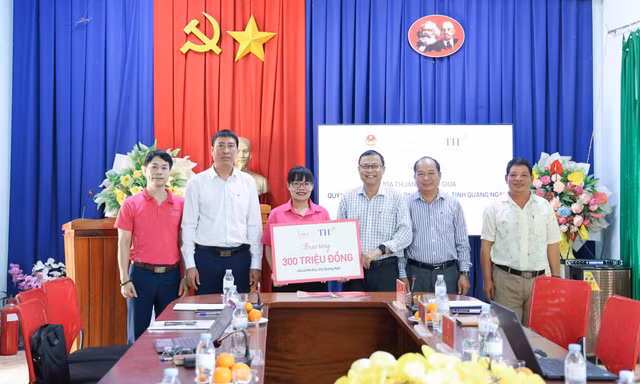 Tập đoàn TH đồng hành phát triển nguồn lực bền vững tại vùng biên Quảng Ngãi