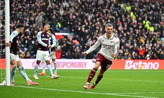 Trực tiếp Aston Villa vs Arsenal 1-1 (H2): Trossard ghi bàn gỡ hòa