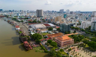 Toàn cảnh từ trên cao khu đất vàng ở Bến Nhà Rồng sắp làm công viên