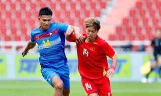 Trực tiếp U22 Việt Nam vs U22 Philippines 0-0 (hết H1): Văn Khang chưa thắng được thủ môn U22 Philippines