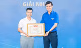 Kỷ lục của người giành giải Nhất cuộc thi sáng tác tranh về Đại hội Đoàn 