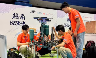 Đương kim vô địch Robocon Việt Nam 2026 giành giải Ba ở đấu trường ABU Robocon 