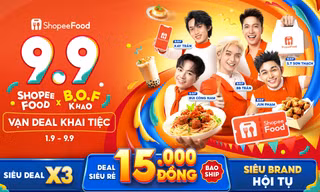 Nạp năng lượng cho năm học mới cùng loạt deal ShopeeFood 9.9