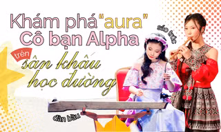 Thủ lĩnh Alpha: Tween THCS Nghĩa Tân mang đàn bầu, sáo trúc lên sân khấu học đường
