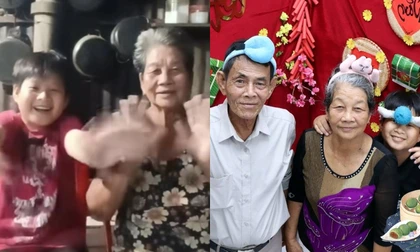 Nam sinh gây sốt với video "gửi bản thân 10 năm sau" cùng bà nội, nhiều sao Việt gửi lời chúc