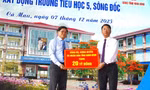 Từ nghĩa tình Ninh Bình - Cà Mau đến trường cho học sinh vùng đất mũi học 2 buổi/ngày