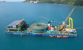 Cận cảnh công trình cáp ngầm xuyên biển cấp điện cho đặc khu Côn Đảo