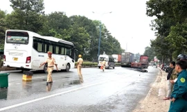 Người phụ nữ tử vong dưới bánh xe đầu kéo container trên đường đi thăm con