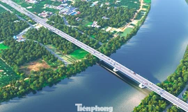 Hình ảnh cầu vượt sông Sài Gòn trước ngày thông xe kỹ thuật