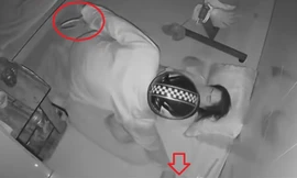 CLIP: Lạnh người cảnh kẻ trộm đột nhập phòng ngủ khi nữ gia chủ đang say giấc