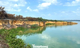 Cảnh sát giao thông TPHCM lên tiếng về việc khai thác cát, sạt lở trên hồ Dầu Tiếng