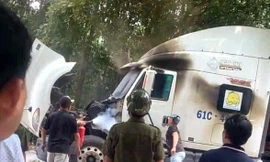 Tin mới vụ người đàn ông tử vong trong cabin xe đầu kéo ở TPHCM