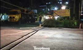 Vướng vào dây cáp trên Quốc lộ 14, người phụ nữ tử vong tại chỗ