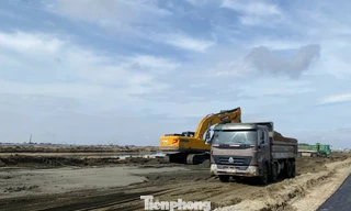 Công nghệ nào xử lý nền đất tại dự án lấn biển Cần Giờ thi công 'thần tốc'?