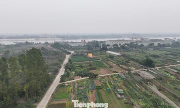 Cận cảnh khu vực làm 3 'siêu đô thị' tái định cư cho Trục đại lộ cảnh quan sông Hồng