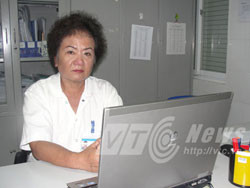 Bác sĩ Lê Thị Kim Dung – Phụ trách khoa sản- phụ khoa, Trung tâm Y khoa Thái Hà. (ảnh: N. Tâm)