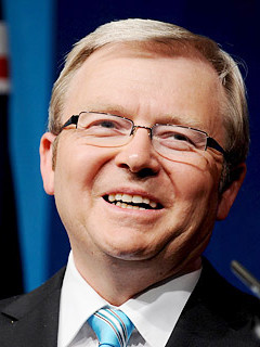 Cựu Thủ tướng Kevin Rudd sẽ đảm nhiệm vị trí Ngoại trưởng Úc - Ảnh AP