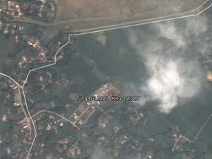 Khói bốc lên cao ngút tại hiện trường vụ nổ