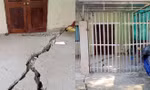 Sụt lún chằng chịt tại nhiều nhà dân 