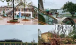 Nhiều trường ở Nghệ An tan hoang, học sinh tiếp tục nghỉ 