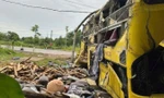 Xe khách ở Hà Tĩnh lật nhiều vòng, 9 người tử vong