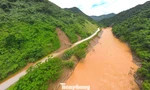 Hàng loạt điểm sạt lở trên quốc lộ 7 nối các xã miền Tây xứ Nghệ
