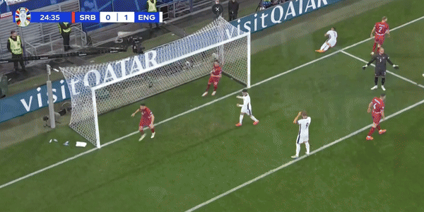 Bellingham lập công, tuyển Anh thắng tối thiểu Serbia trận ra quân ảnh 23 Bellingham lập công, tuyển Anh thắng tối thiểu Serbia trận ra quân ảnh 23